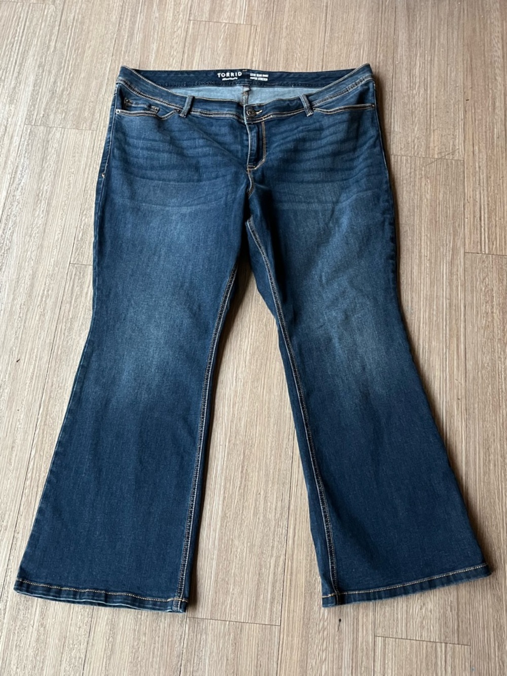 torrid Dark Blue Flare Jeans - Women